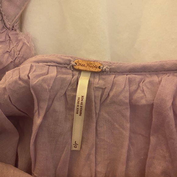 Free People Frankie Pintuck Purple 